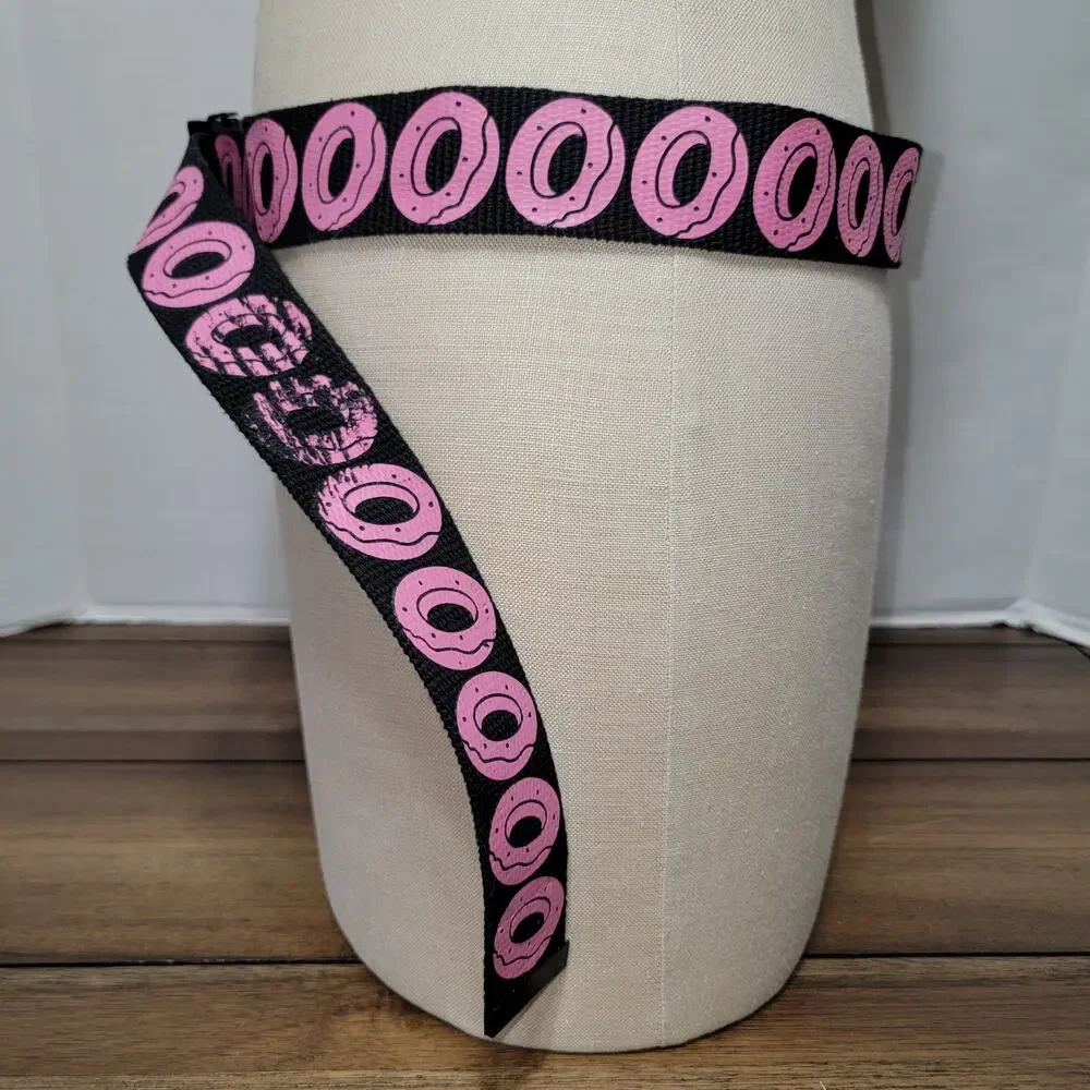 Tyler The Creator Odd Future Black & Pink Donut Belt 48